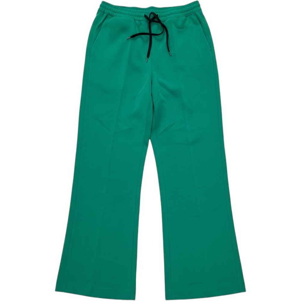 Marina Rinaldi Raffaele Green Triacetate Blend Drawstring Pants Women Size 18